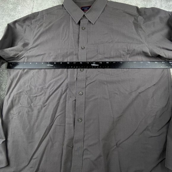 UNTUCKit Sangiovese Shirt Mens Size X-Large Gray Relaxed Fit Wrinkle Free Button - Picture 7 of 11